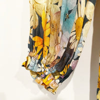 Maeve Moxy Collective Floral Linen Blouse