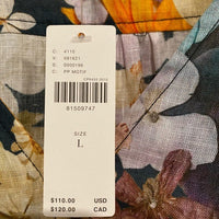 Maeve Moxy Collective Floral Linen Blouse