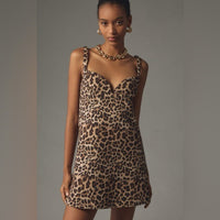 Dhruv Kapoor Leopard Mini Dress Size Large