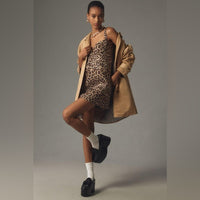 Dhruv Kapoor Leopard Mini Dress Size Large