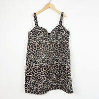 Dhruv Kapoor Leopard Mini Dress Size Large
