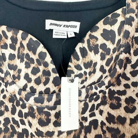 Dhruv Kapoor Leopard Mini Dress Size Large