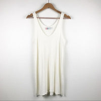 White Ribbed Panama Skirt Set Size Small