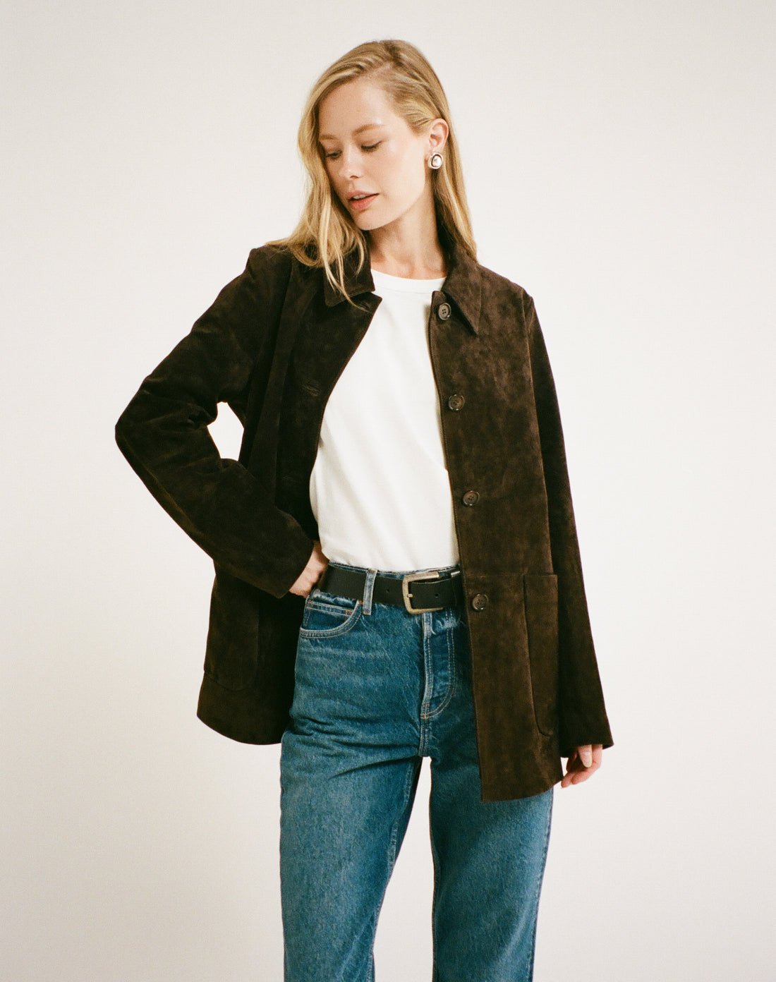 Yellowstone Jacket in Espresso Suede