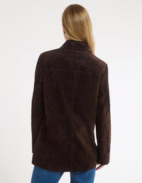 Yellowstone Jacket in Espresso Suede