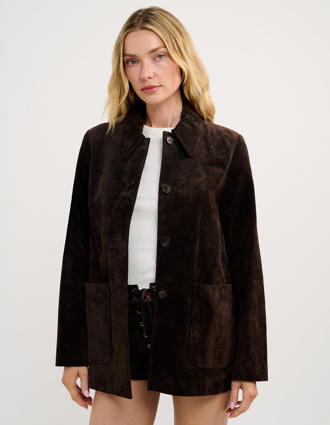 Yellowstone Jacket in Espresso Suede
