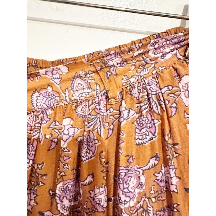 Iris Maxi Skirt in Golden Clover - Small