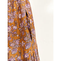 Iris Maxi Skirt in Golden Clover - Small