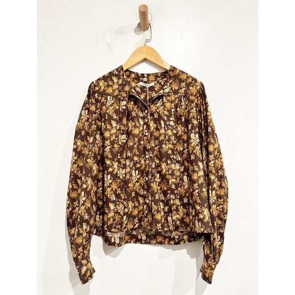 Norma Top in Fern Grove Floral - XS