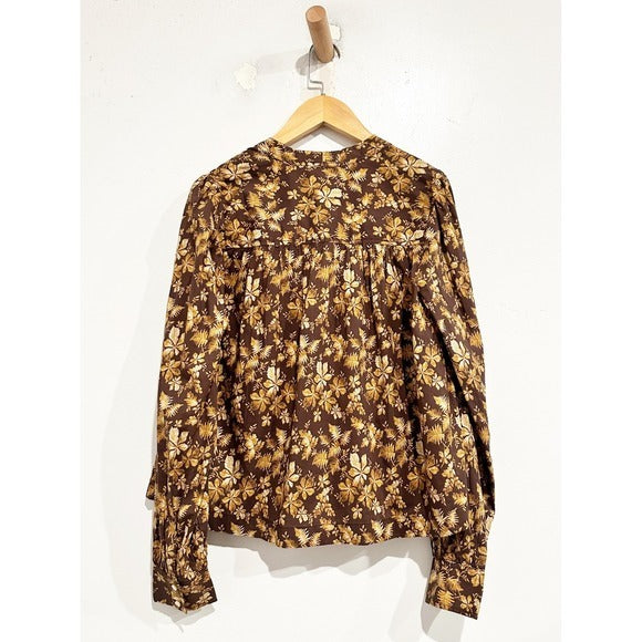 Norma Top in Fern Grove Floral - XS