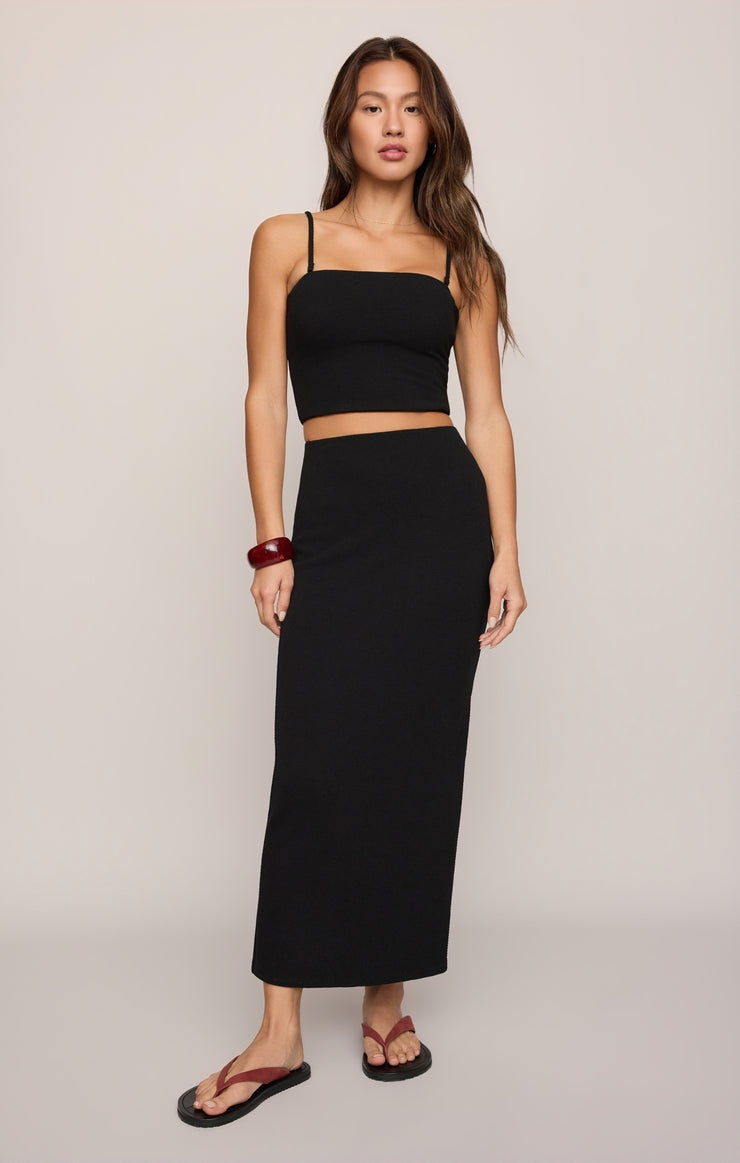 Caffari Tube Top Tank in Black