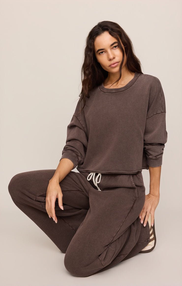 Hunter Knit Pant in Dark Chocolate