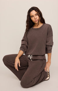 Hunter Knit Pant in Dark Chocolate