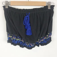 No More Tiers Tube Top in Black Size XS