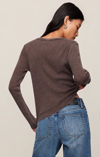Arlet Mini Thermal Top in Dark Chocolate