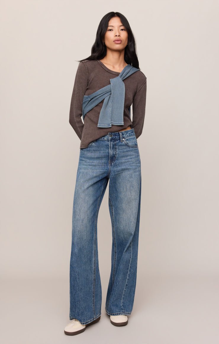 Arlet Mini Thermal Top in Dark Chocolate