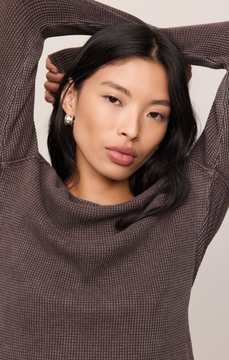 Arlet Mini Thermal Top in Dark Chocolate