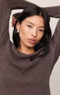 Arlet Mini Thermal Top in Dark Chocolate