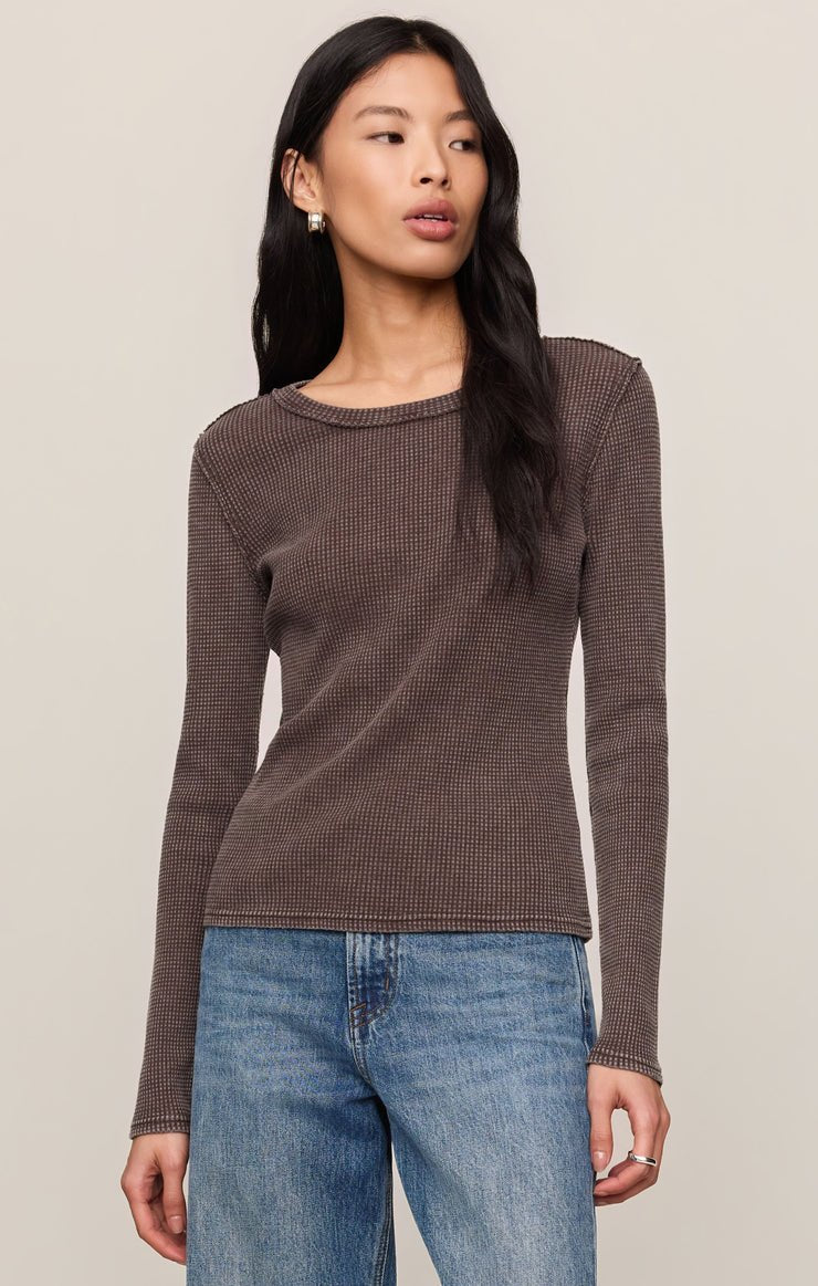 Arlet Mini Thermal Top in Dark Chocolate
