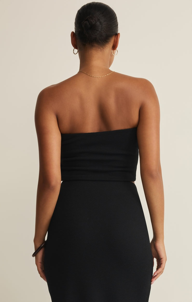 Caffari Tube Top Tank in Black