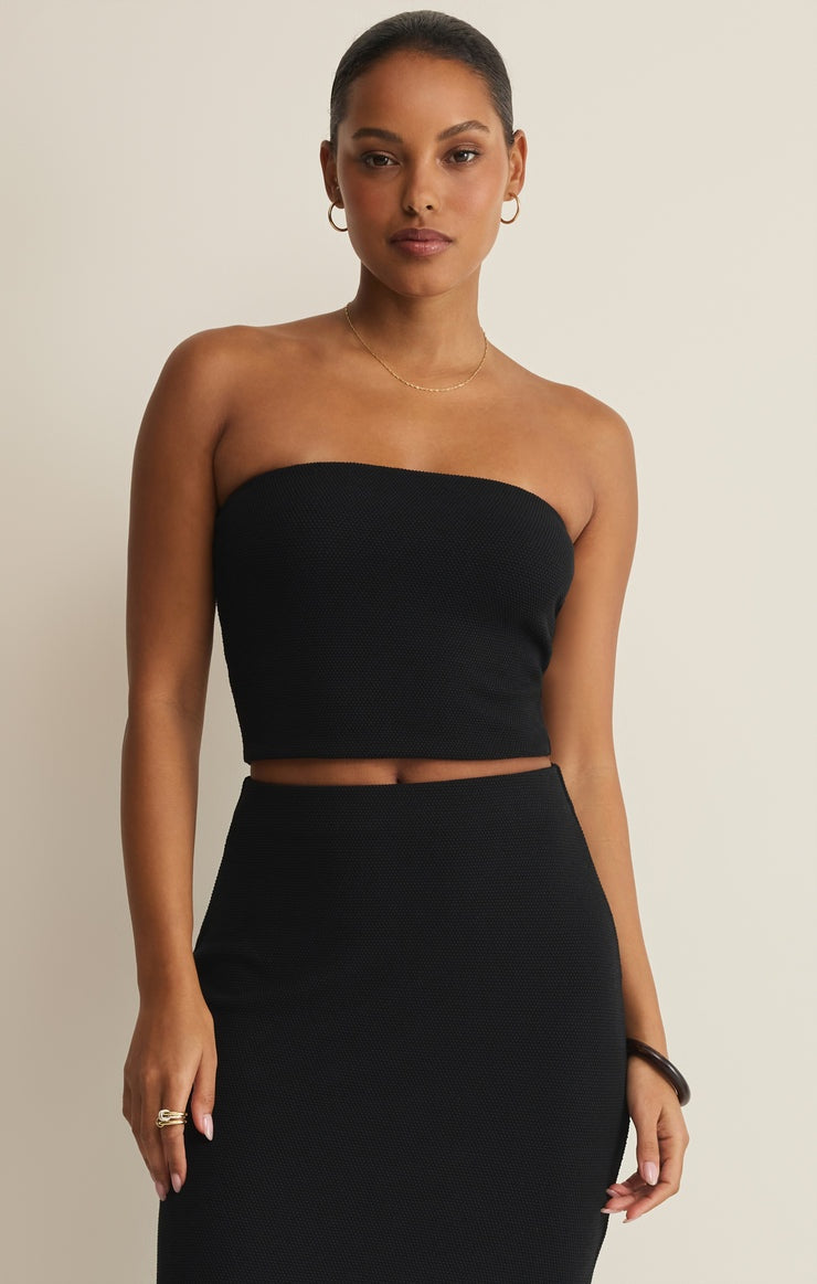 Caffari Tube Top Tank in Black