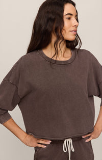 Circuit Sweatshirt in Dark Chocolate