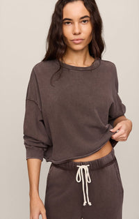 Circuit Sweatshirt in Dark Chocolate