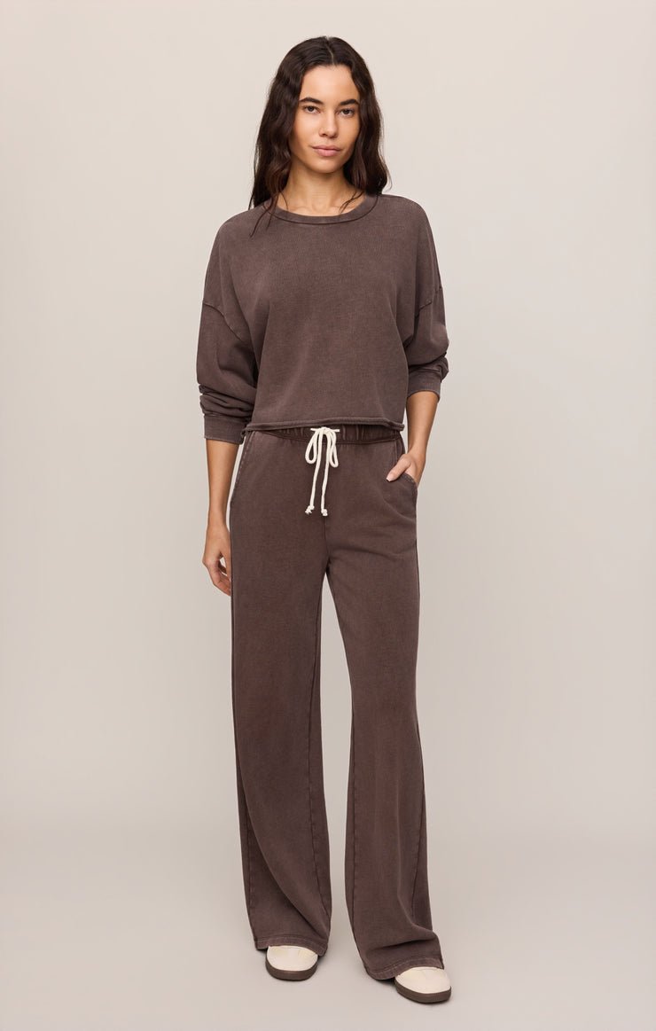 Hunter Knit Pant in Dark Chocolate