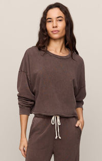 Circuit Sweatshirt in Dark Chocolate