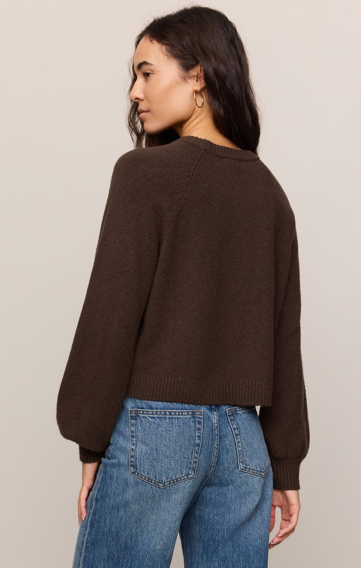 Coming Up Sweater in Dark Chocolate