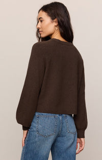 Coming Up Sweater in Dark Chocolate