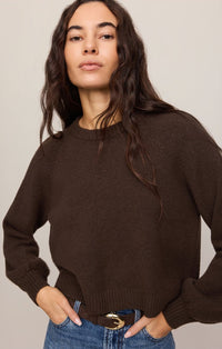 Coming Up Sweater in Dark Chocolate