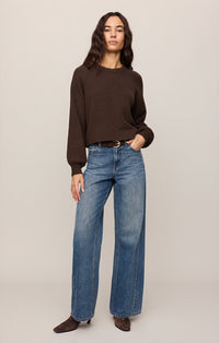 Coming Up Sweater in Dark Chocolate