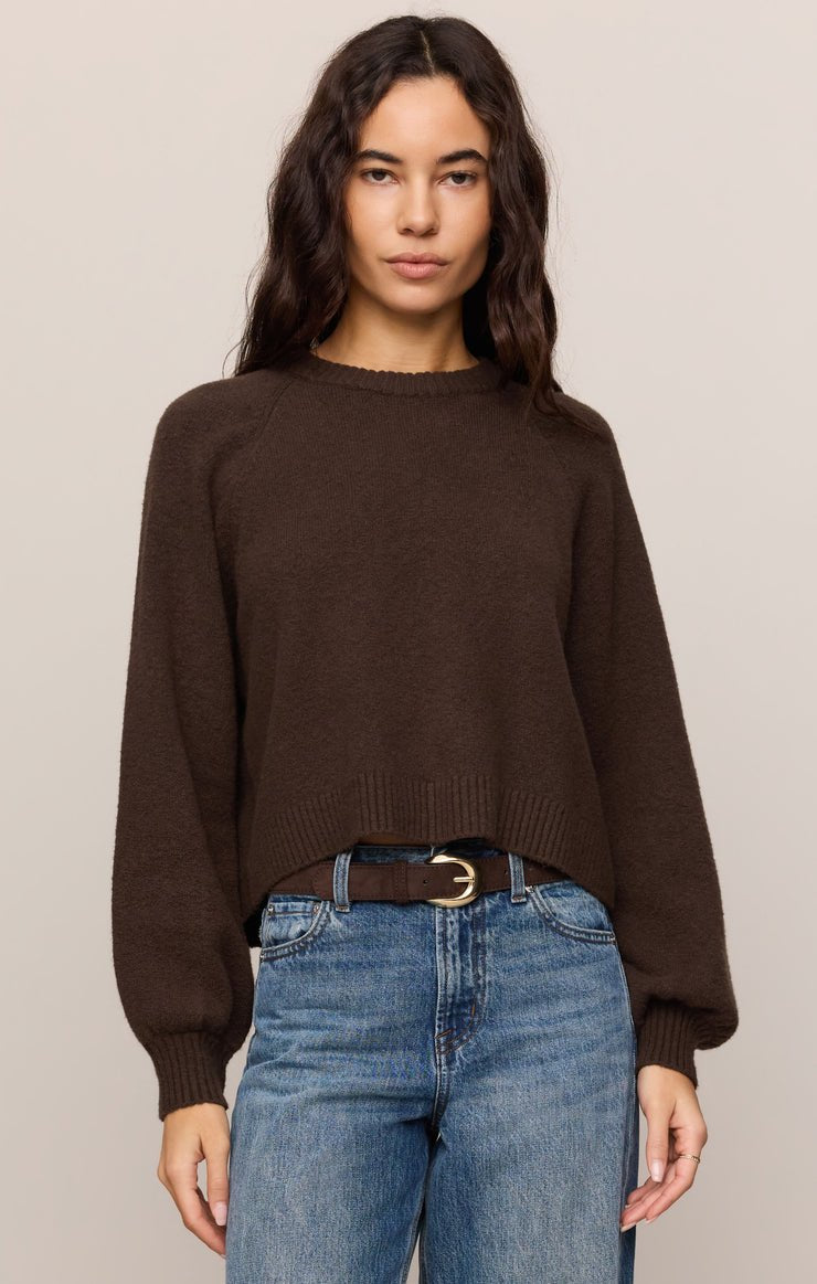 Coming Up Sweater in Dark Chocolate