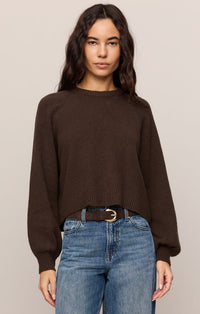 Coming Up Sweater in Dark Chocolate