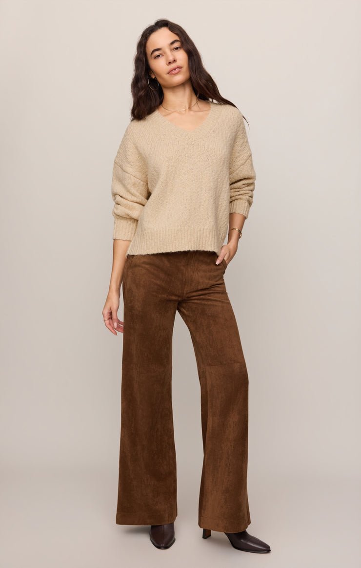Bolton Boucle Sweater in Chalk