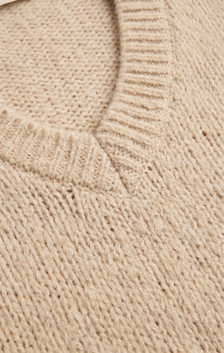 Bolton Boucle Sweater in Chalk