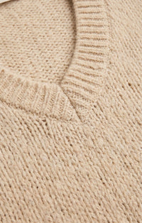 Bolton Boucle Sweater in Chalk