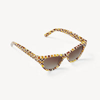 Suzy Sunglasses in Tortoise Checker