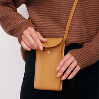 The Mini Bandit Phone Bag - Saddle