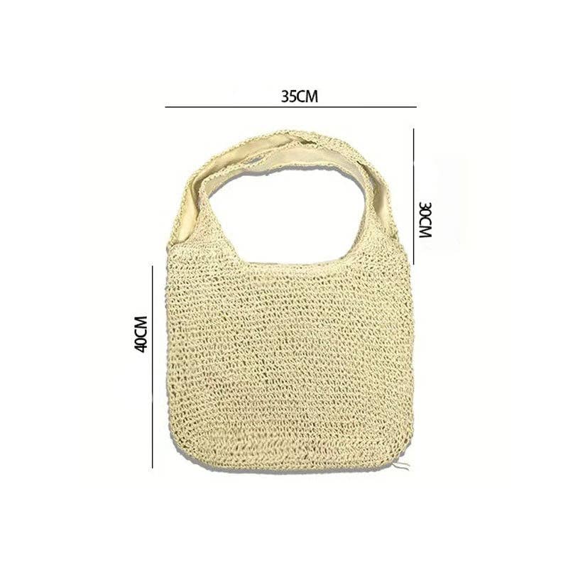 Summer Beach Woven Straw Shoulder Bag