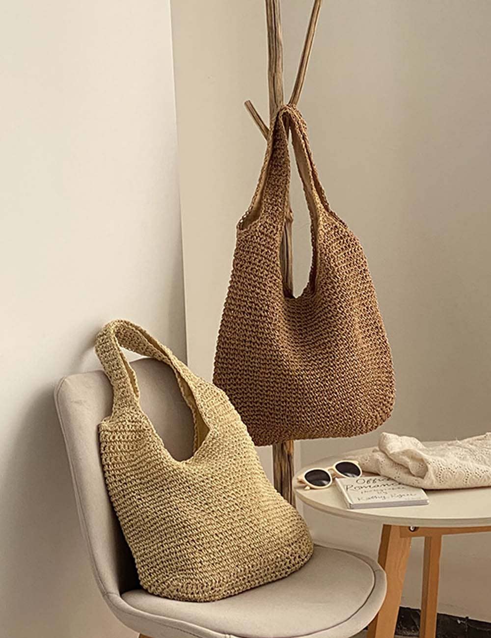 Summer Beach Woven Straw Shoulder Bag