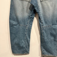 Shon Jean Mid-Rise Stretch Barrel Denim in Summer Wash