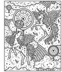 Unicorn World Magic Painting Book : Usborne