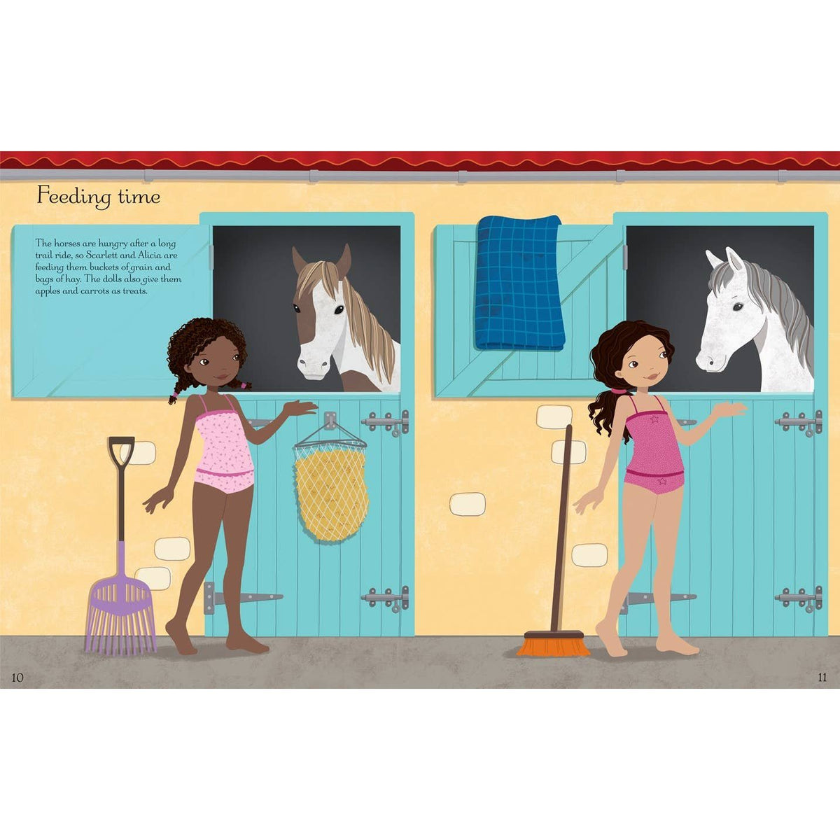 Sticker Dolly Dressing At The Stables