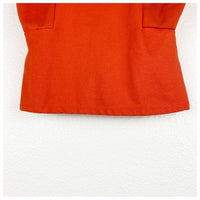 Deletta Orange OTS Top Size Small