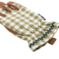 Garden Gloves - Olive Check