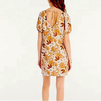 Linen Floral Dress