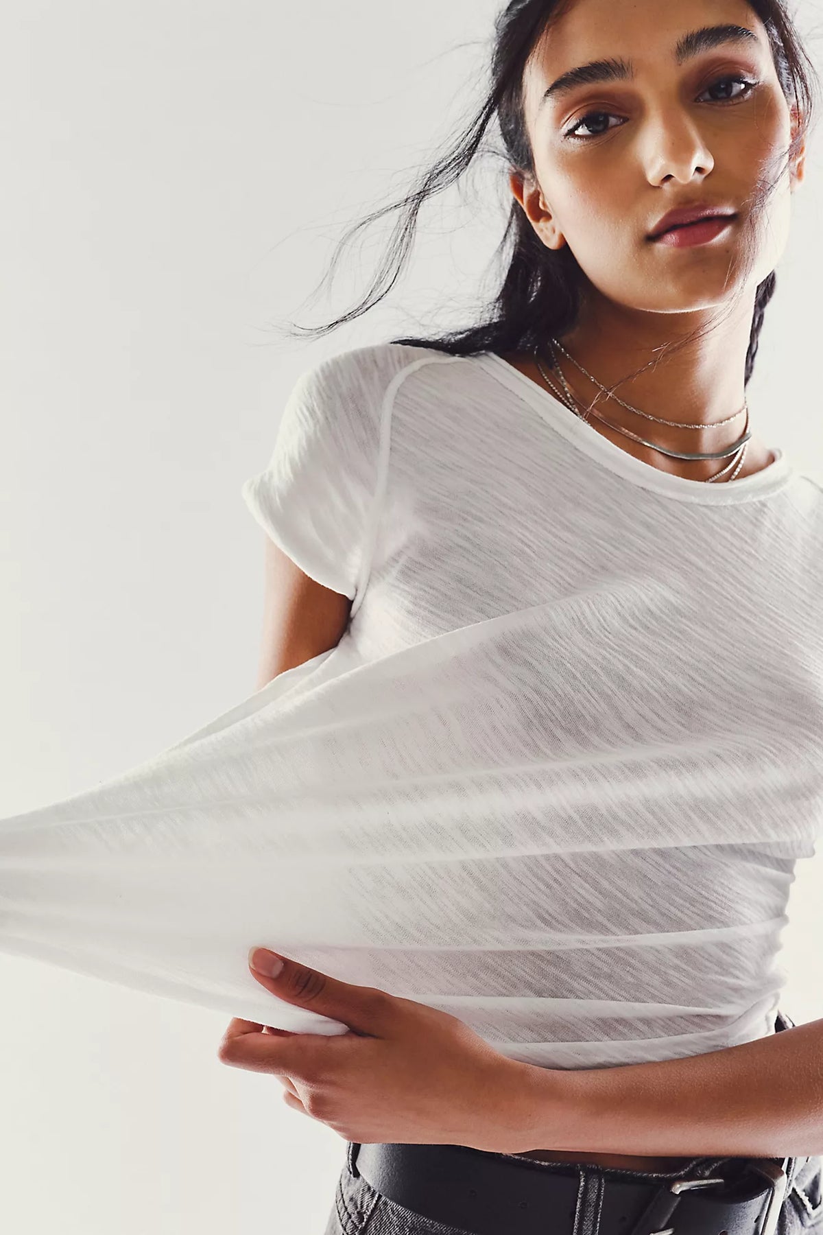 We The Free Be My Baby Tee in White