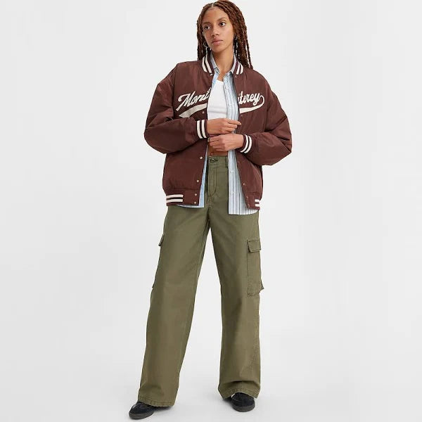 Baggy Cargo Pants in Green